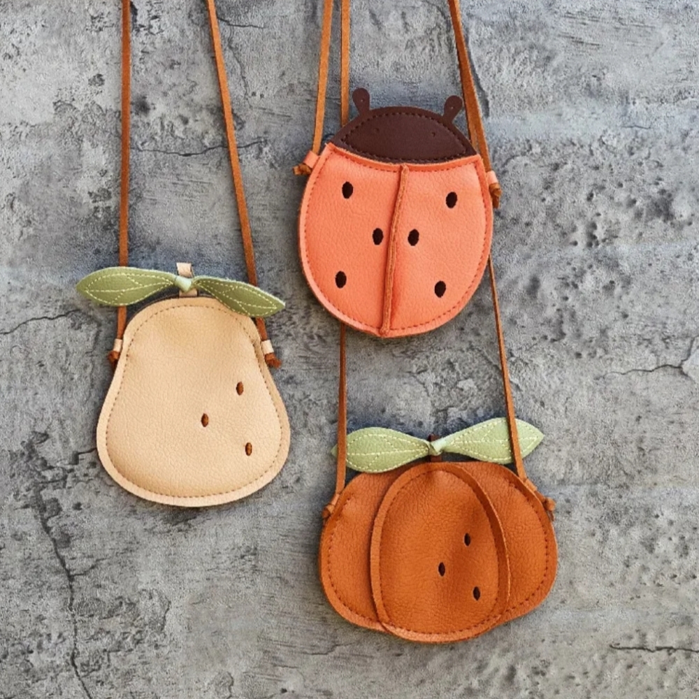 Faux Leather Girls Purses Set of 3